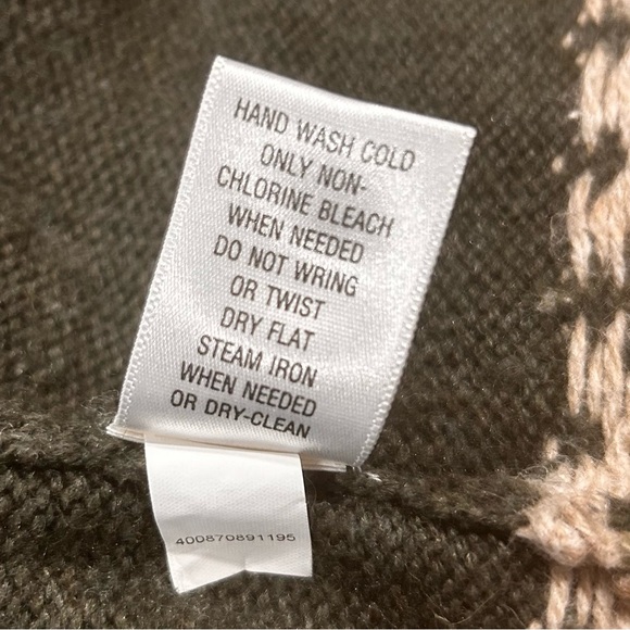 Croft & Barrow womens sz medium Cottagecore Leaf Embroidered Zip Sweater green - Picture 12 of 16